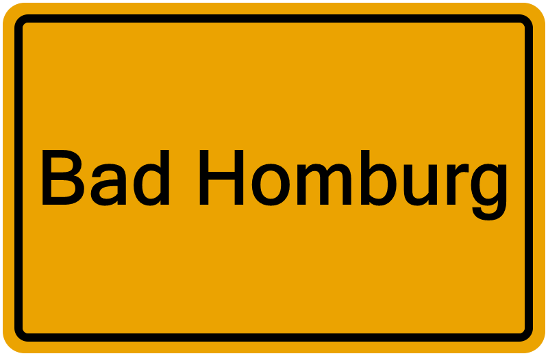 Handelsregisterauszug Bad Homburg
